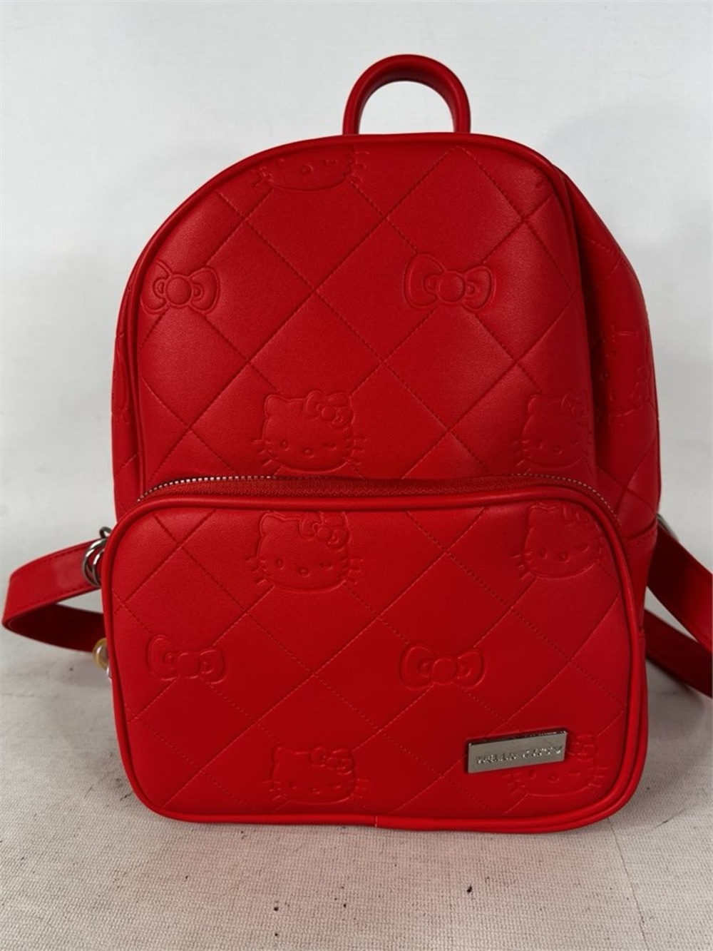 Hello Kitty Quilted Red Mini Backpack